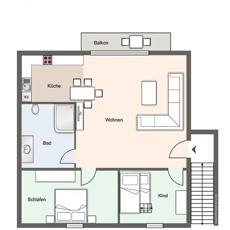 Appartement Kjell Hus Dorf Böhl